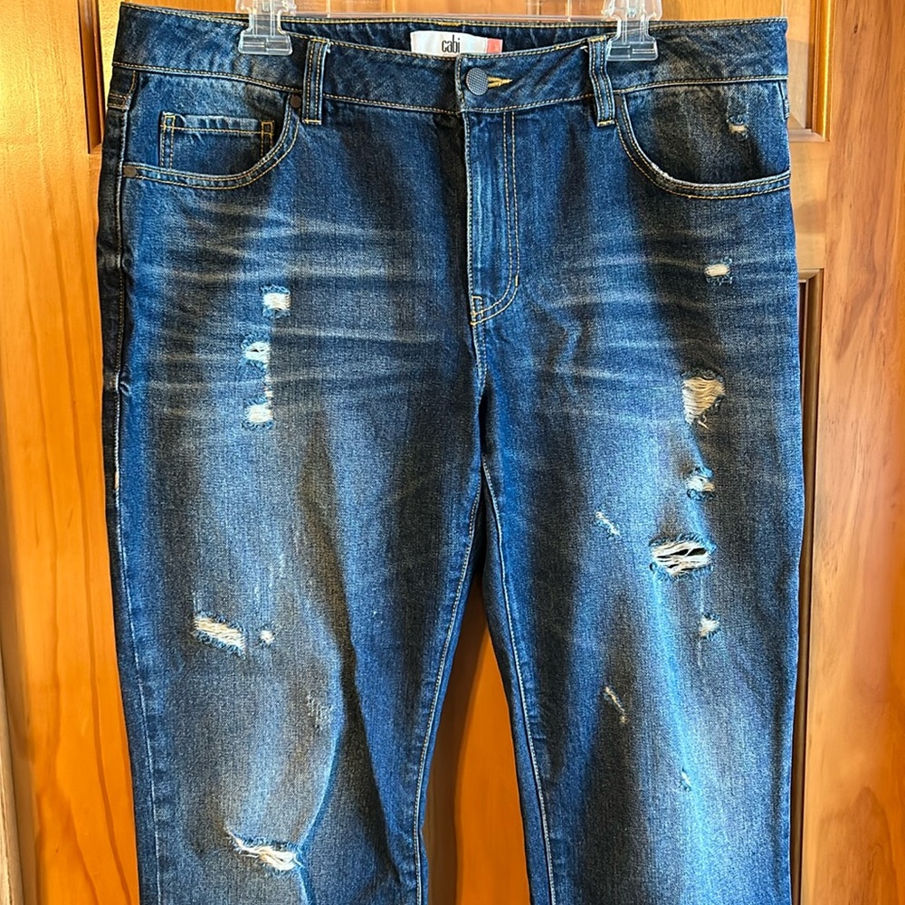 CAbi #4152 100% Boyfriend Jeans Size 12